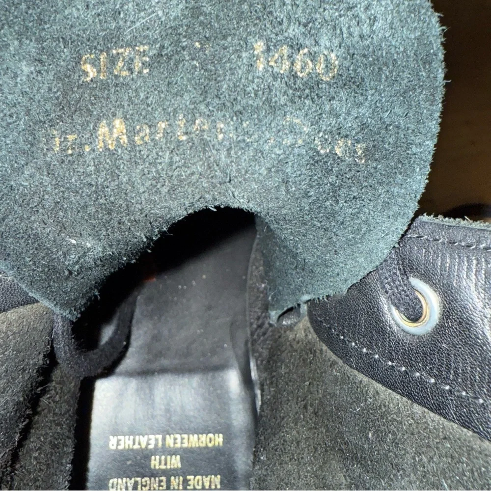 Dr Martens 1460 Dublin Made in England Horween Leather Black Men's UK 7 US 8